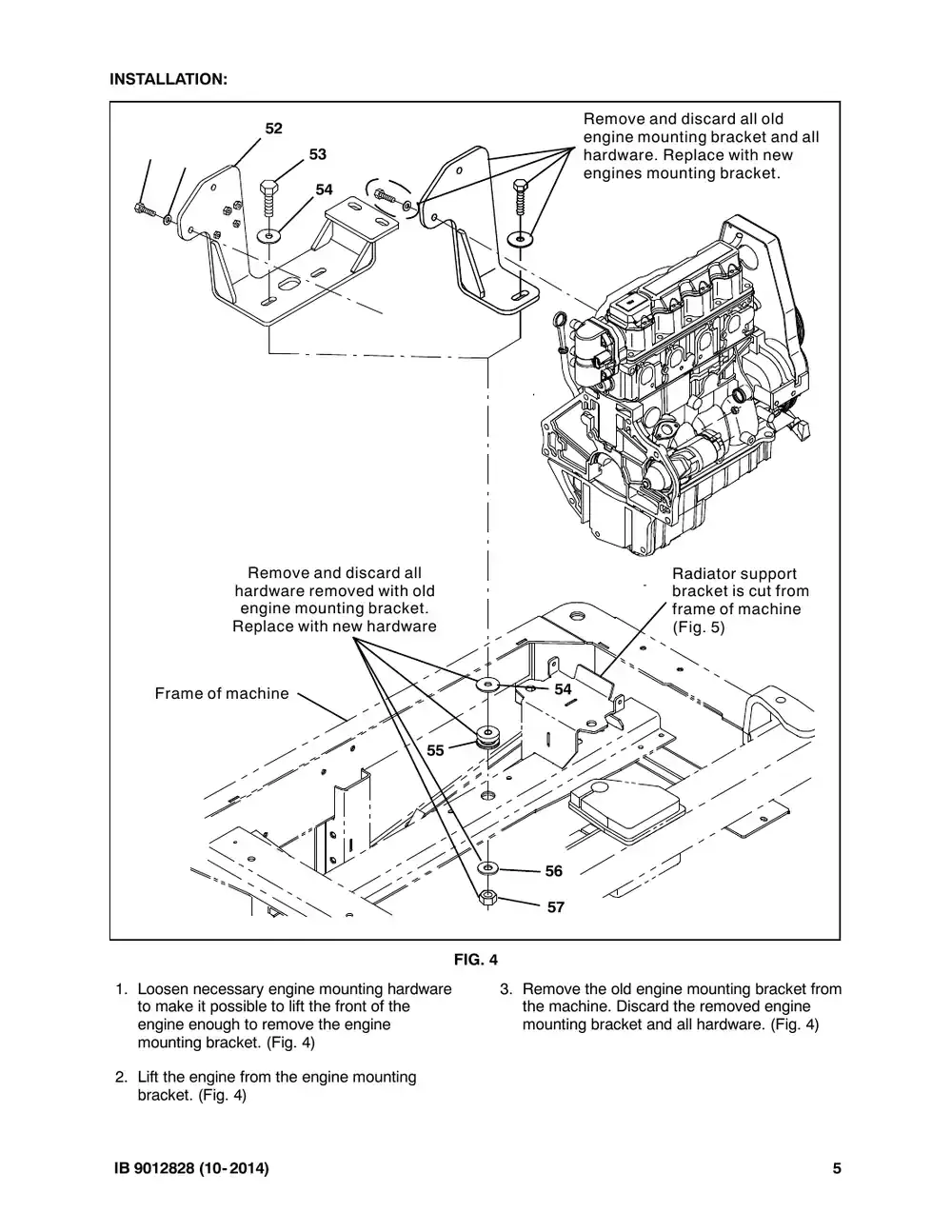 Tennant M20 instruction bulletin 9012828, page 5 of 14