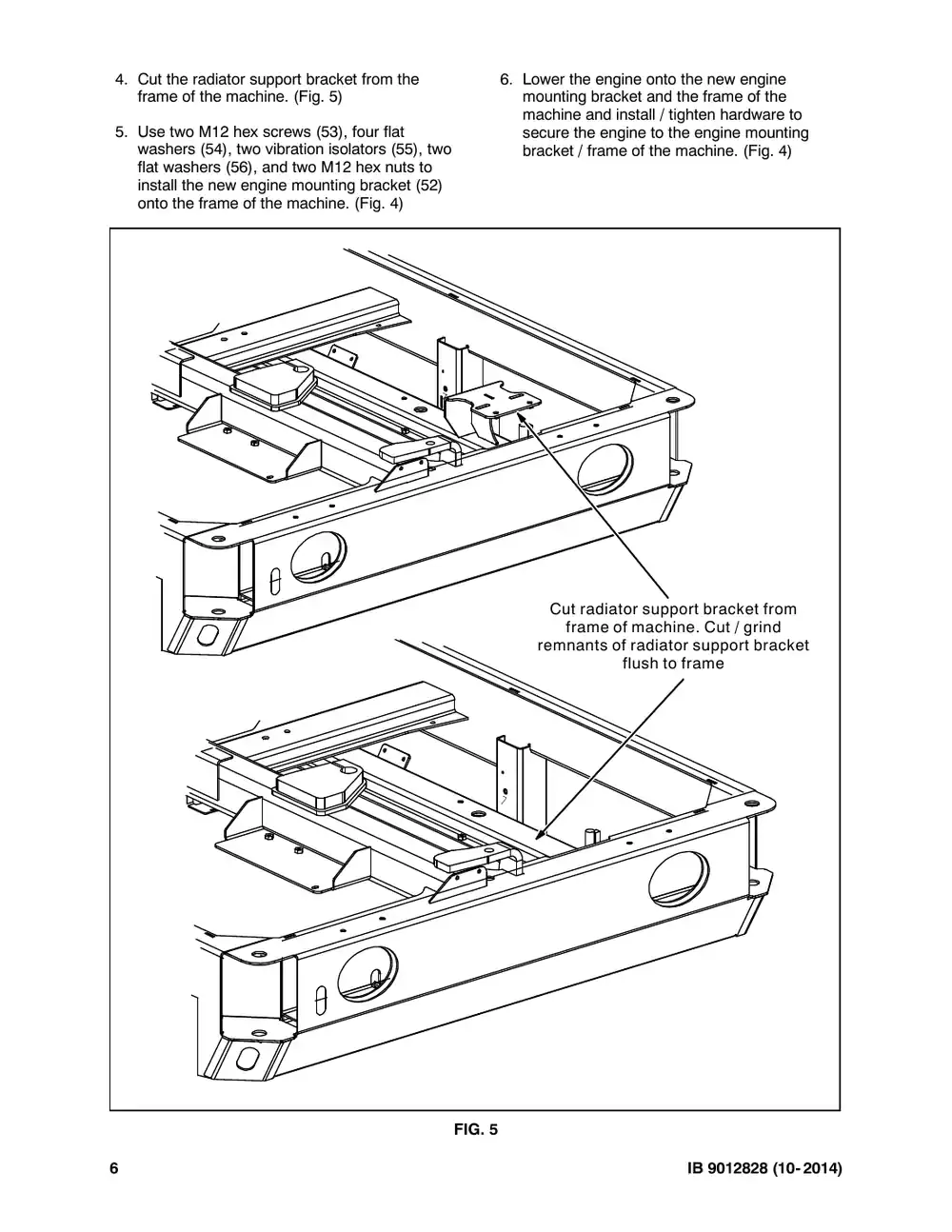 Tennant M20 instruction bulletin 9012828, page 6 of 14