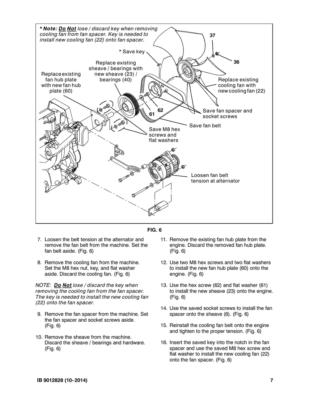 Tennant M20 instruction bulletin 9012828, page 7 of 14