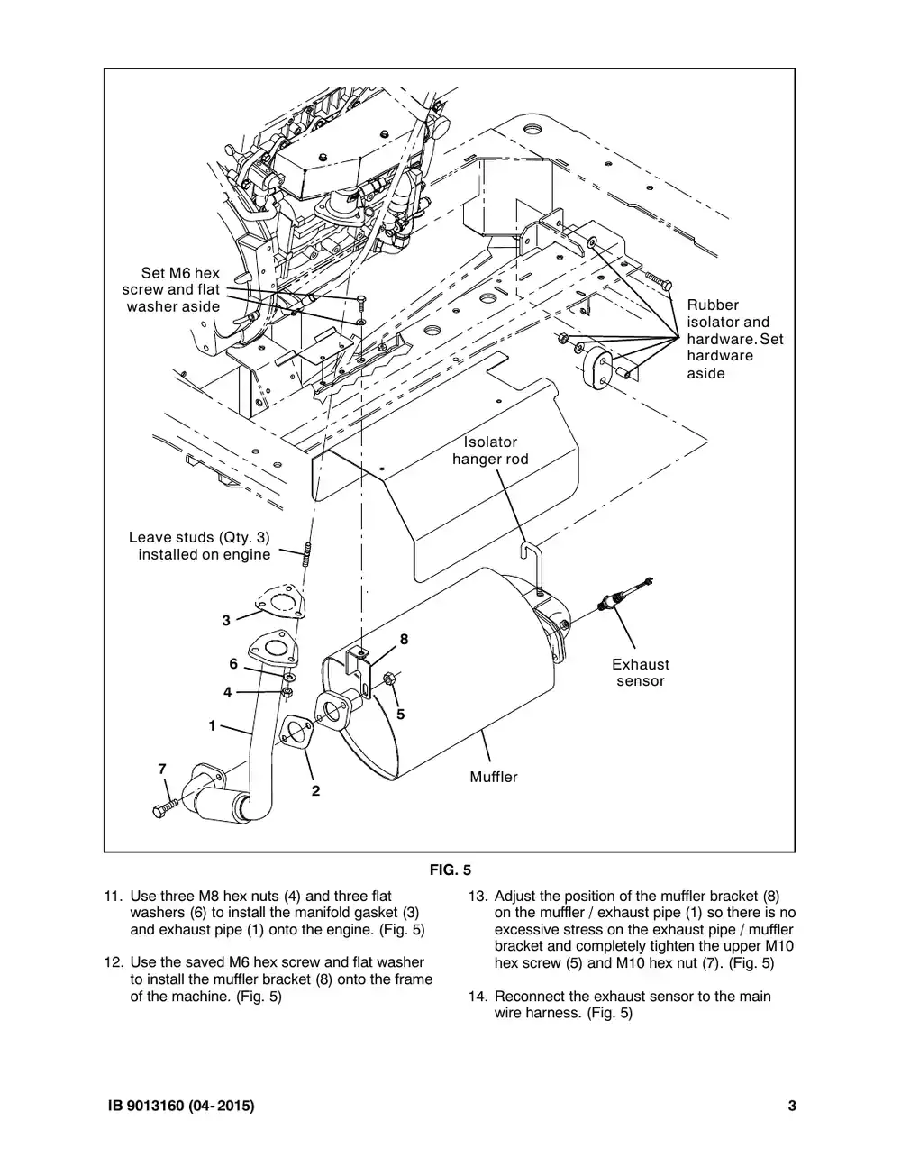 Tennant M20 instruction bulletin 9013160, page 3 of 4
