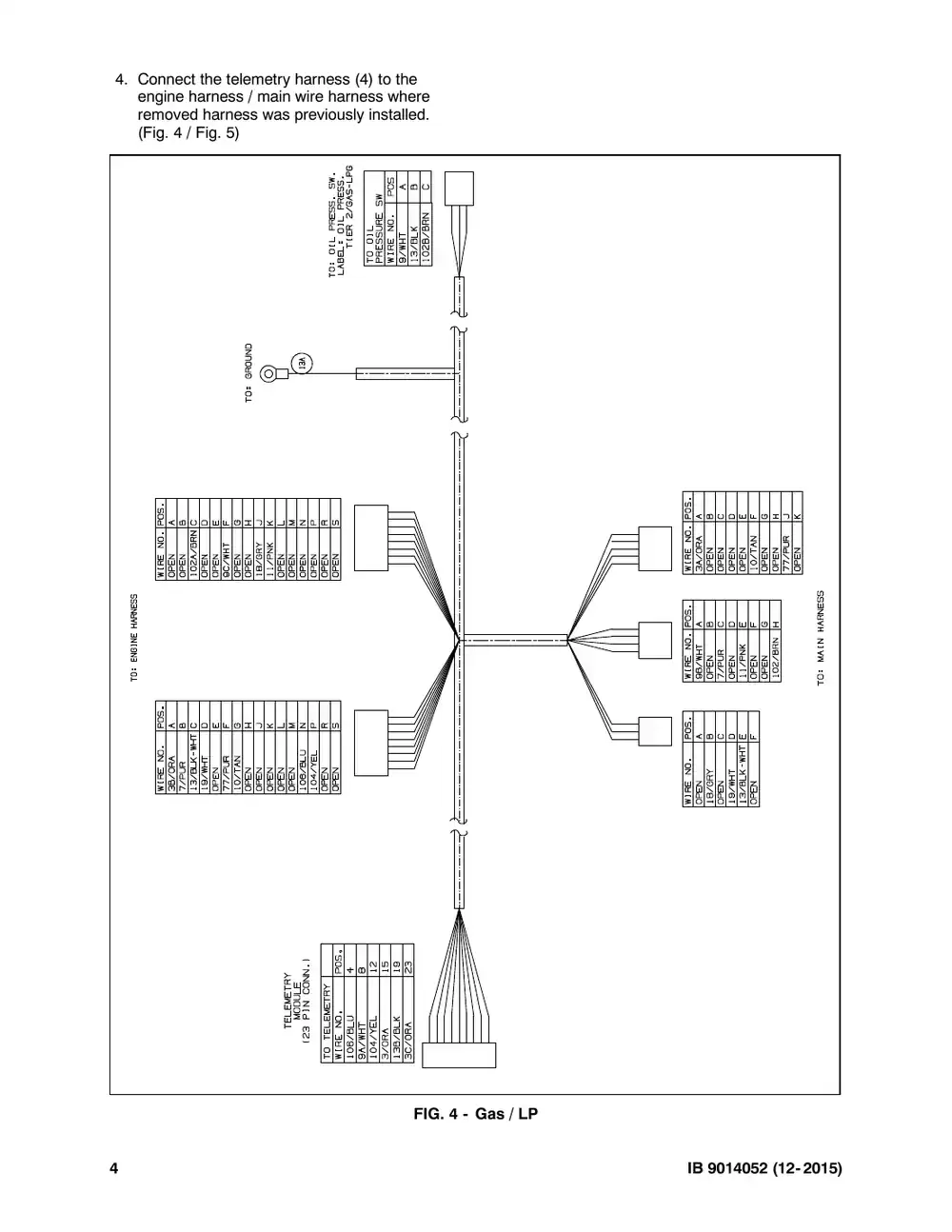 Tennant M20 instruction bulletin 9014052, page 4 of 12