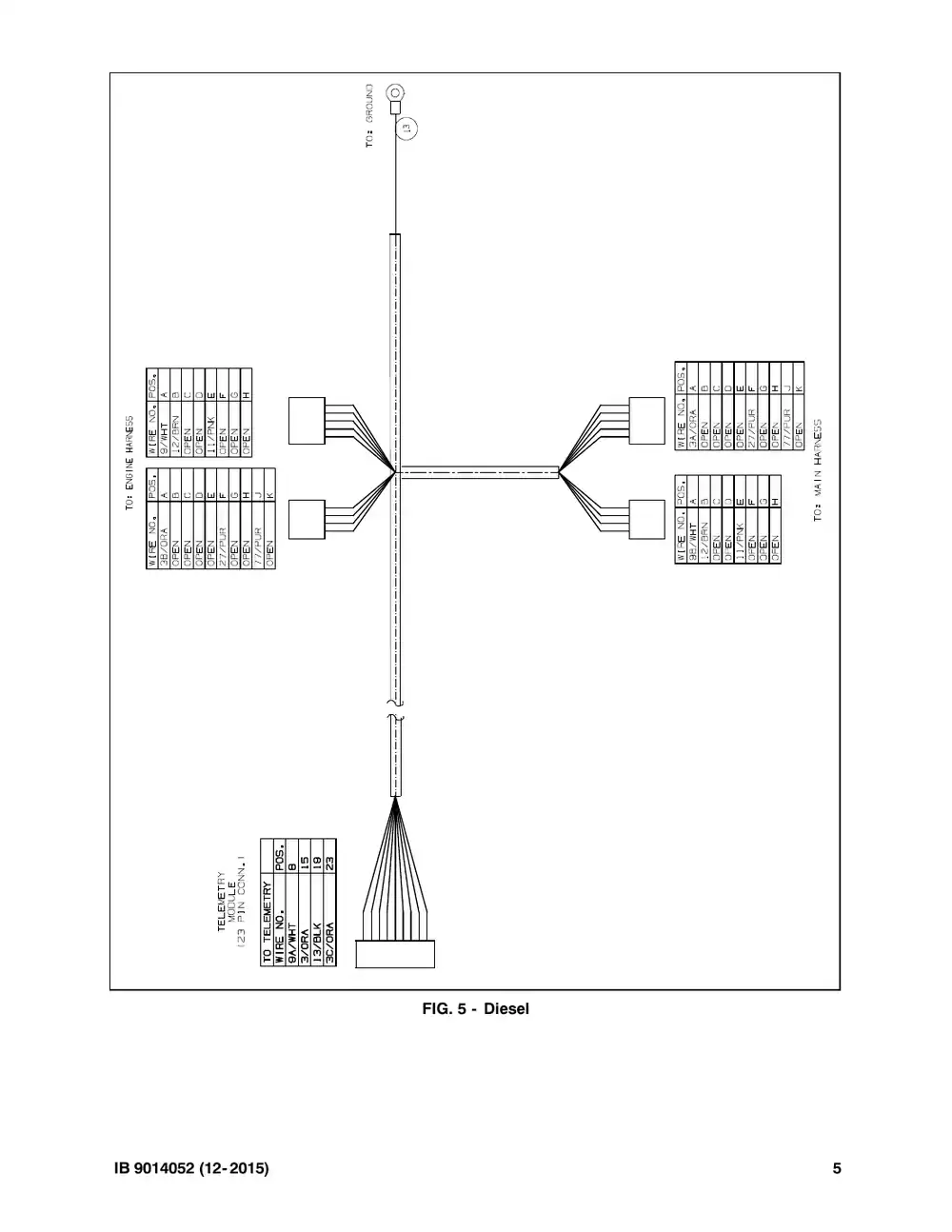 Tennant M20 instruction bulletin 9014052, page 5 of 12