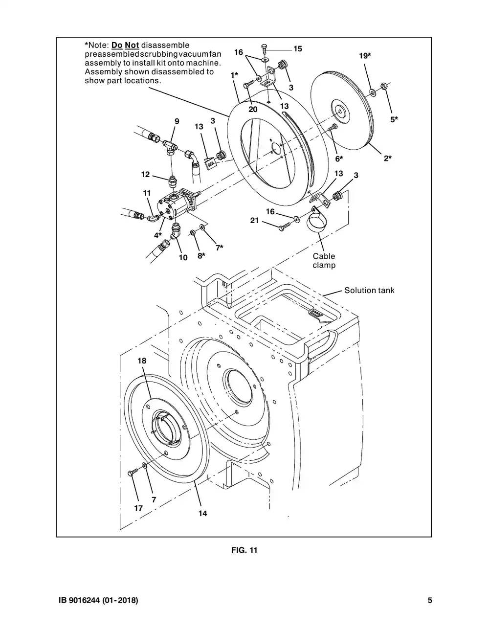 Tennant M20 instruction bulletin 9016244, page 5 of 8