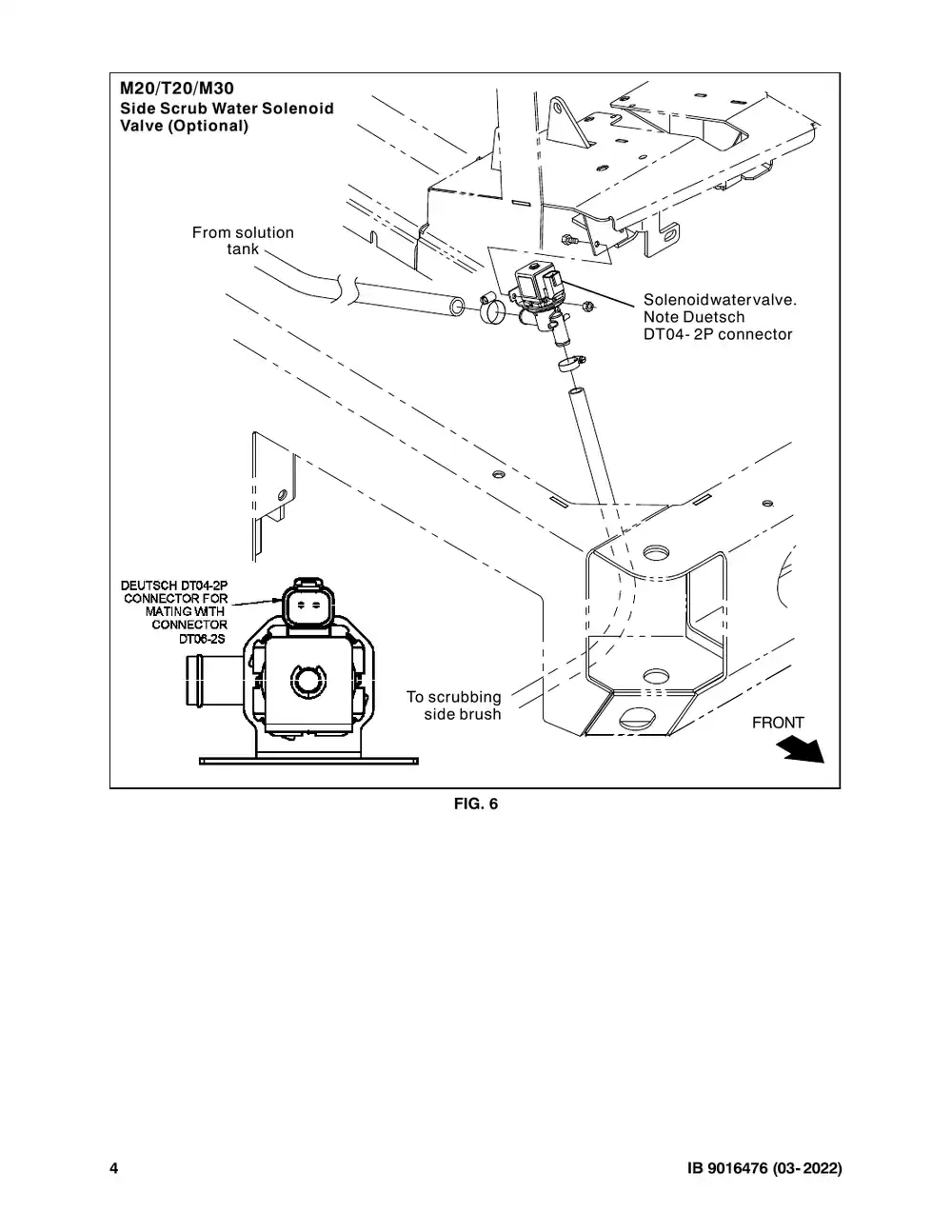 Tennant M20 instruction bulletin 9016476, page 4 of 7