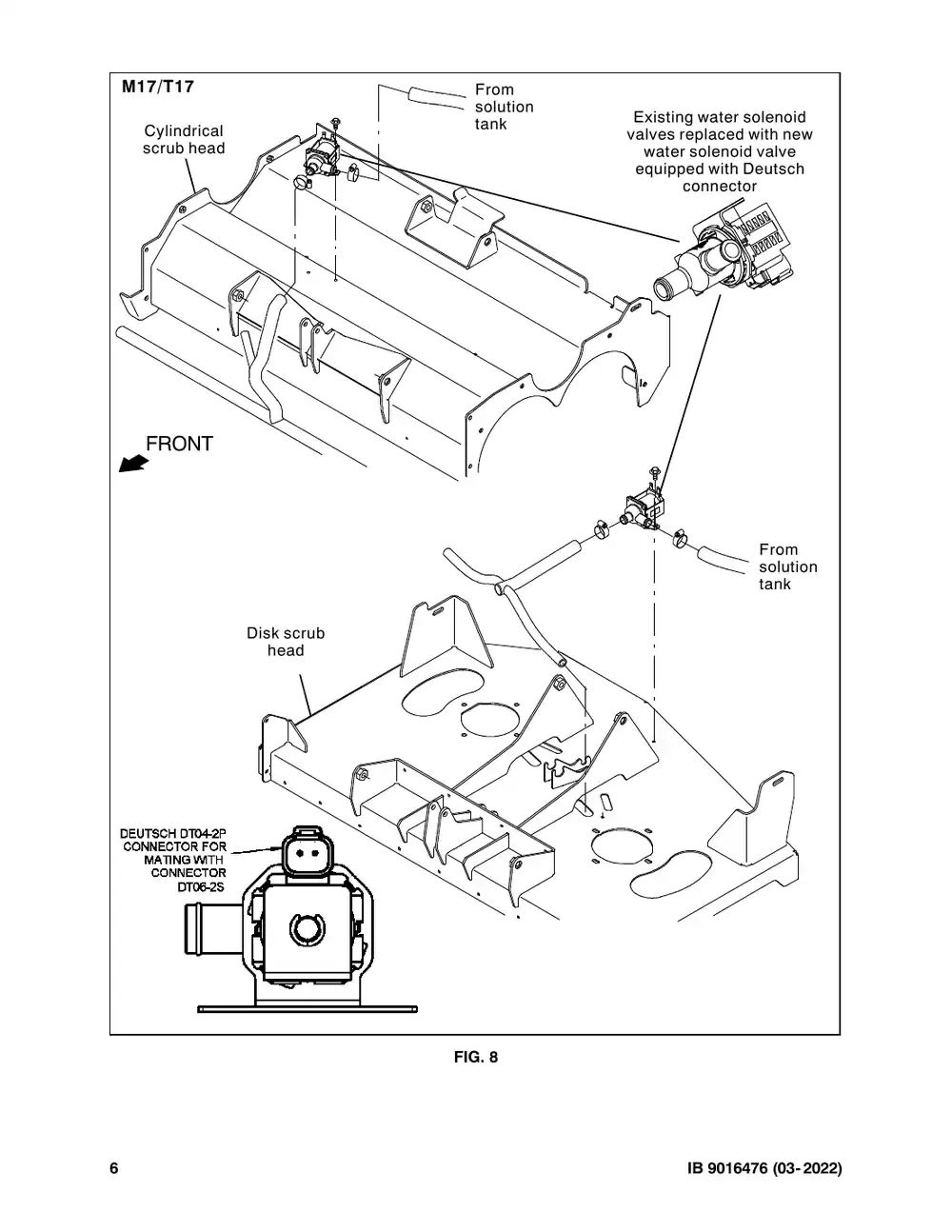 Tennant M20 instruction bulletin 9016476, page 6 of 7