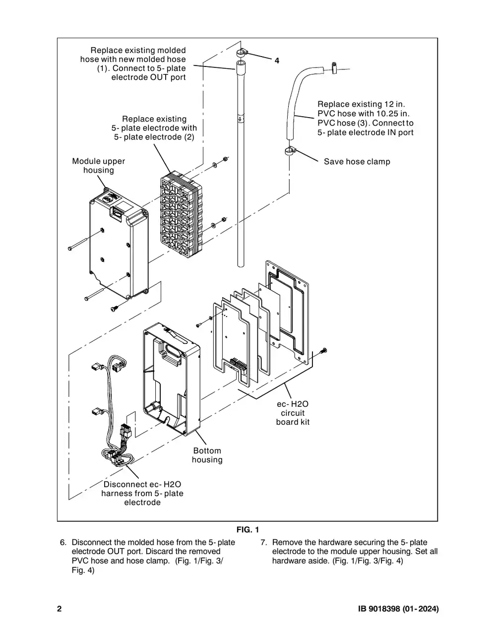 Tennant M20 instruction bulletin 9018398, page 2 of 8
