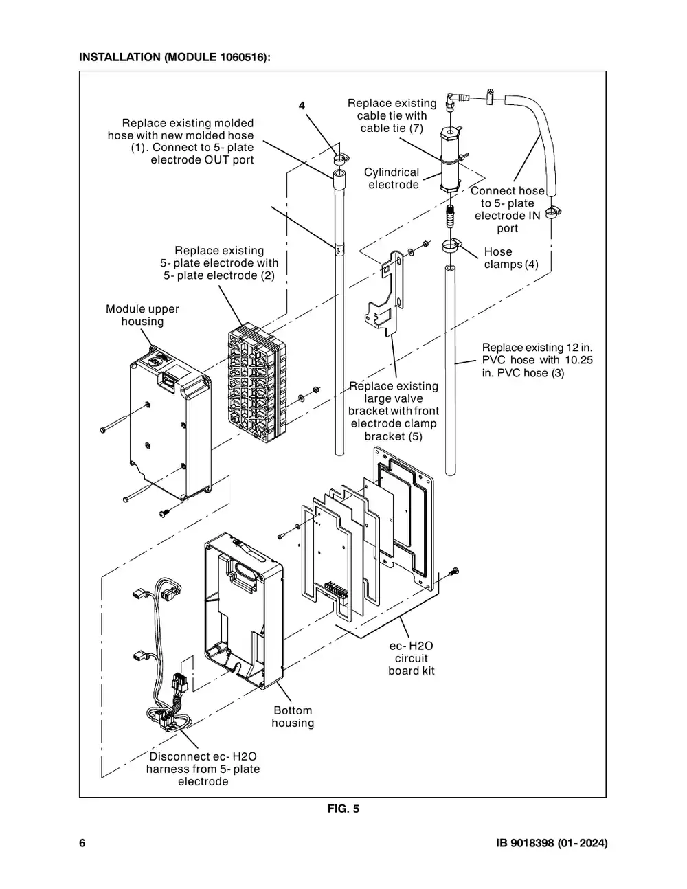 Tennant M20 instruction bulletin 9018398, page 6 of 8