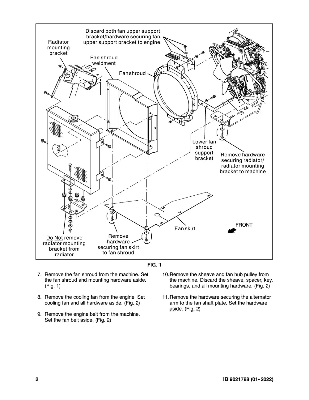 Tennant M20 instruction bulletin 9021788, page 2 of 5