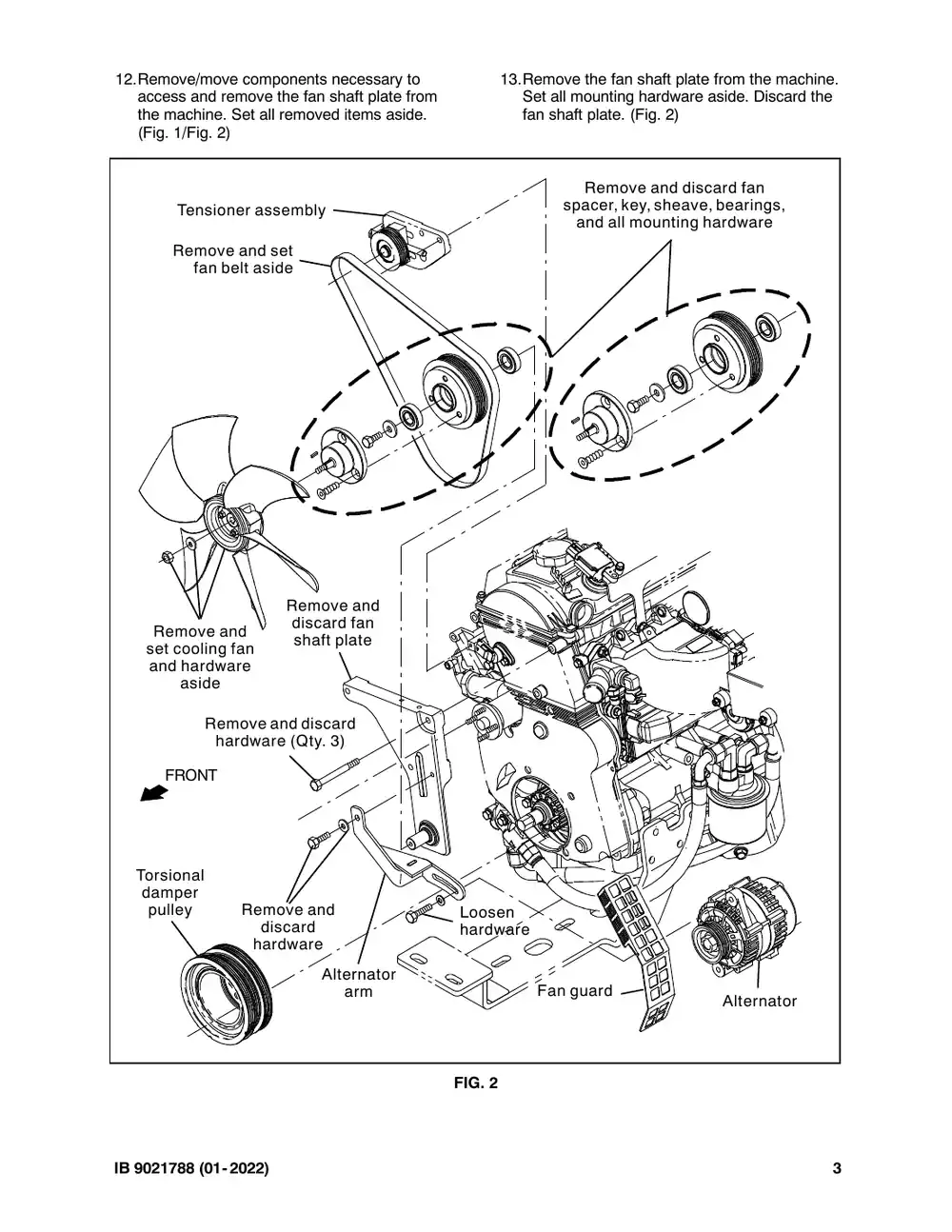 Tennant M20 instruction bulletin 9021788, page 3 of 5