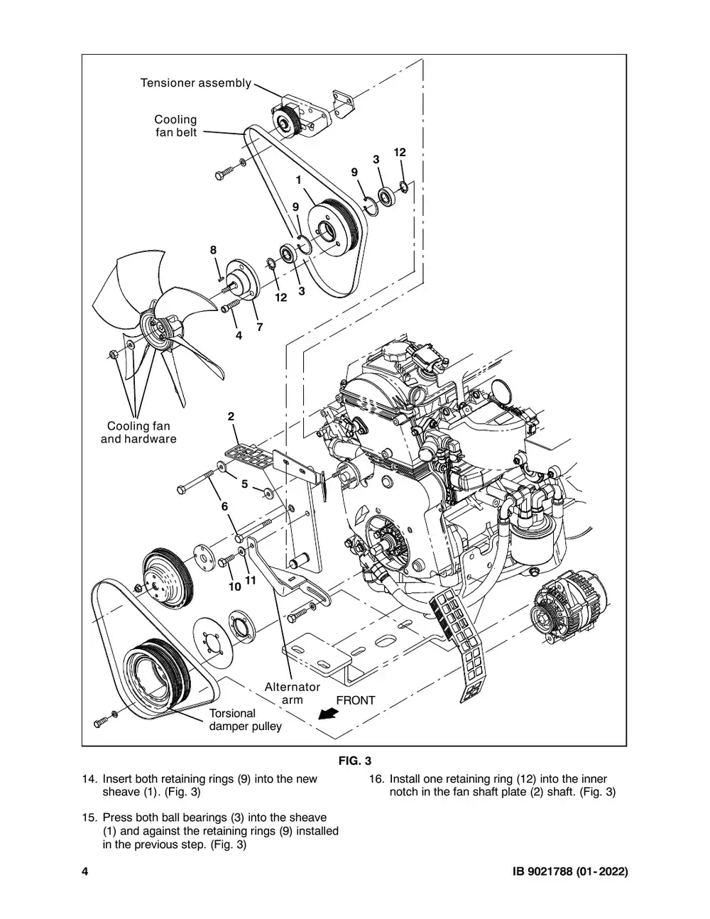 Tennant M20 instruction bulletin 9021788, page 4 of 5