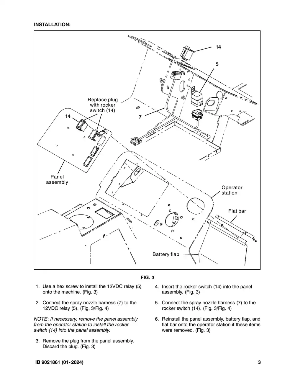 Tennant M20 instruction bulletin 9021861, page 3 of 11