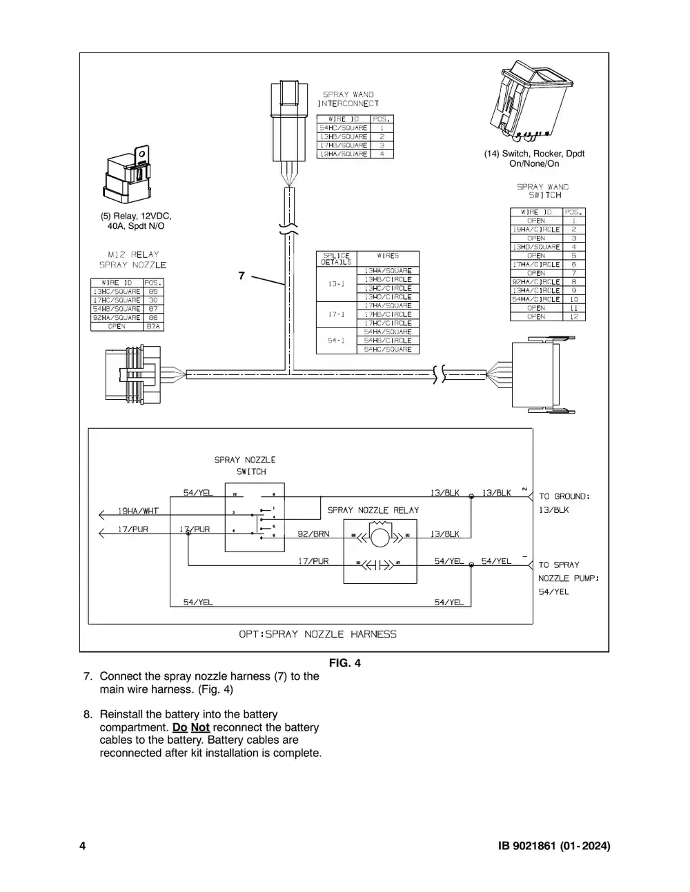 Tennant M20 instruction bulletin 9021861, page 4 of 11