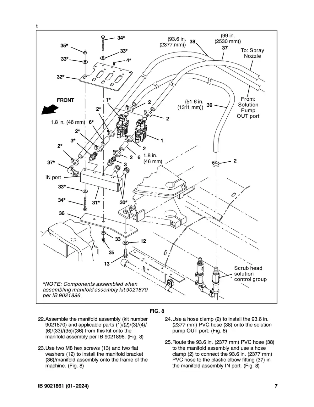 Tennant M20 instruction bulletin 9021861, page 7 of 11