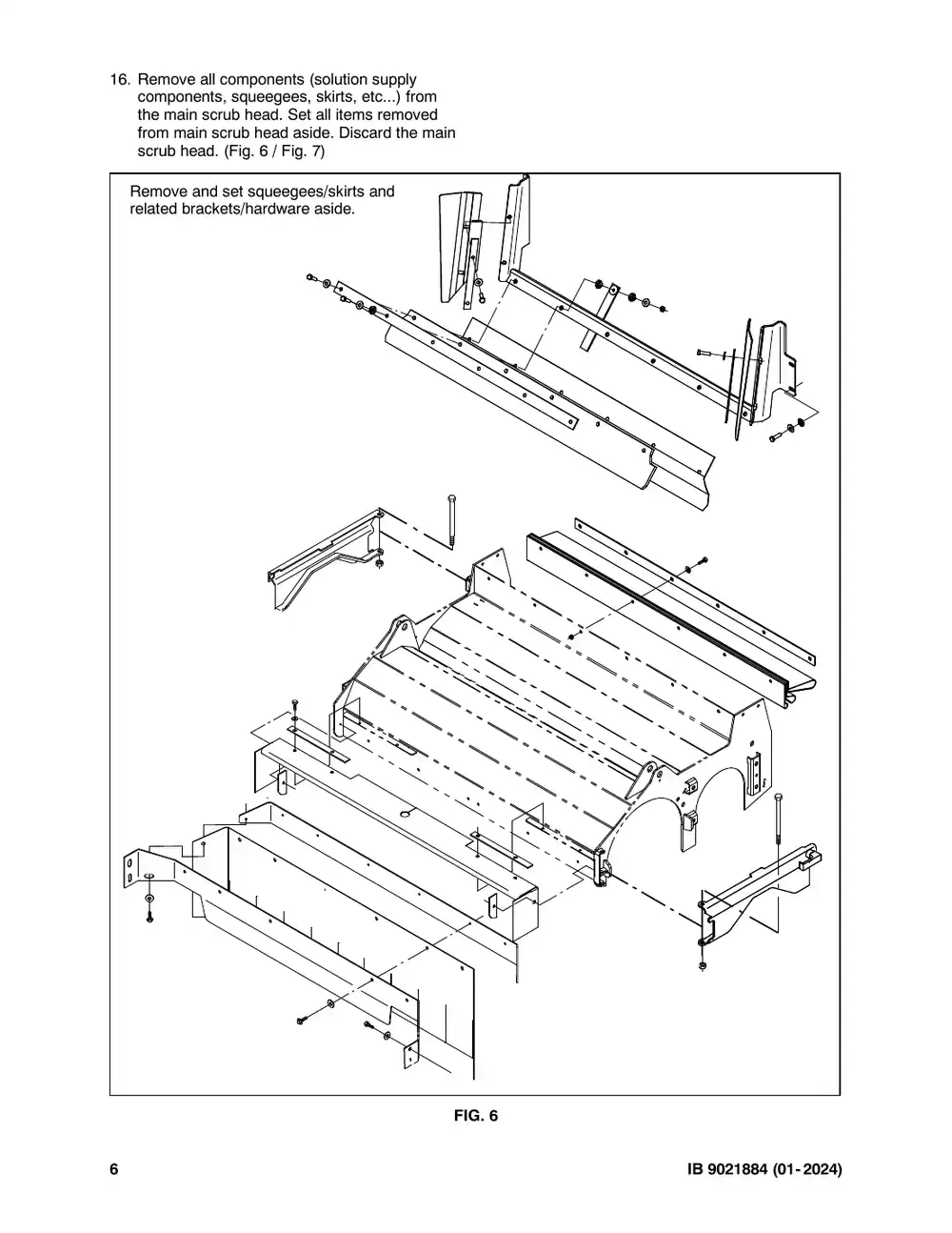 Tennant M20 instruction bulletin 9021884, page 6 of 11