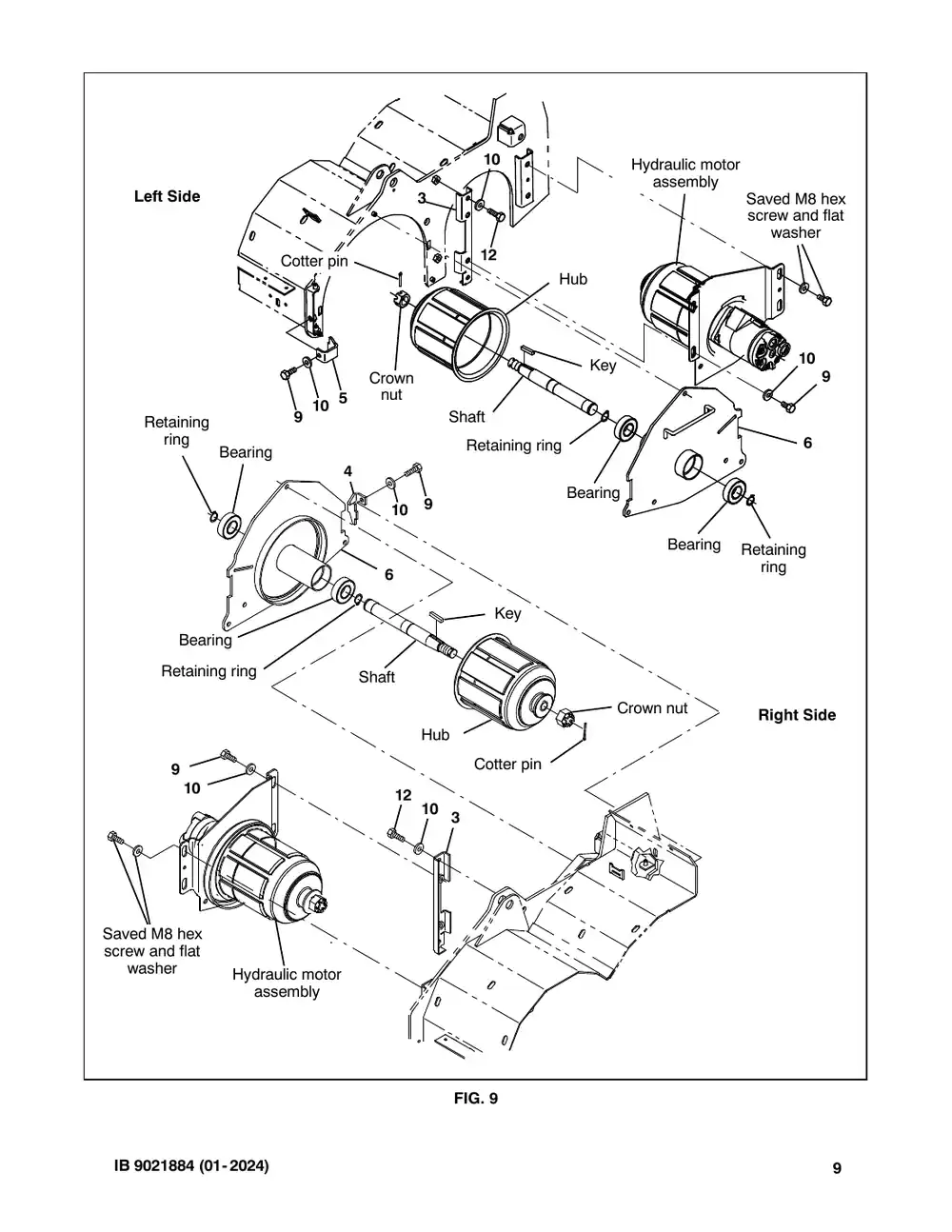Tennant M20 instruction bulletin 9021884, page 9 of 11