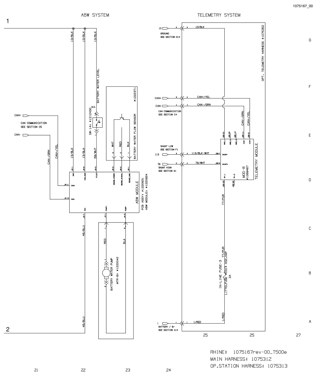 Nobles Speed Scrub 500 electrical diagram, page 4 of 4, manual page 61