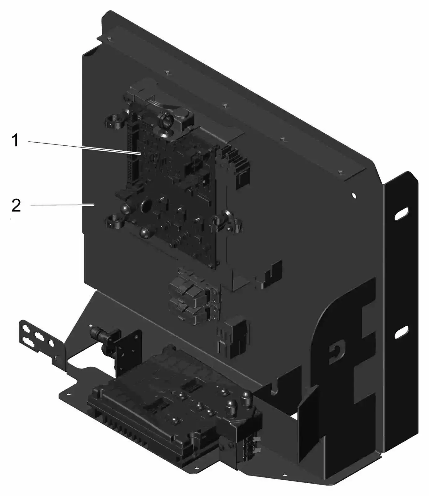 PowerBoss Scrubmaster B120R electric system without charger drawing, manual page 28C p90