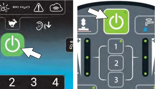 1-STEP button on the Pro-Membrane and Pro-Panel control panels