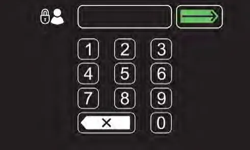 Machine settings menu with the Enable Login button