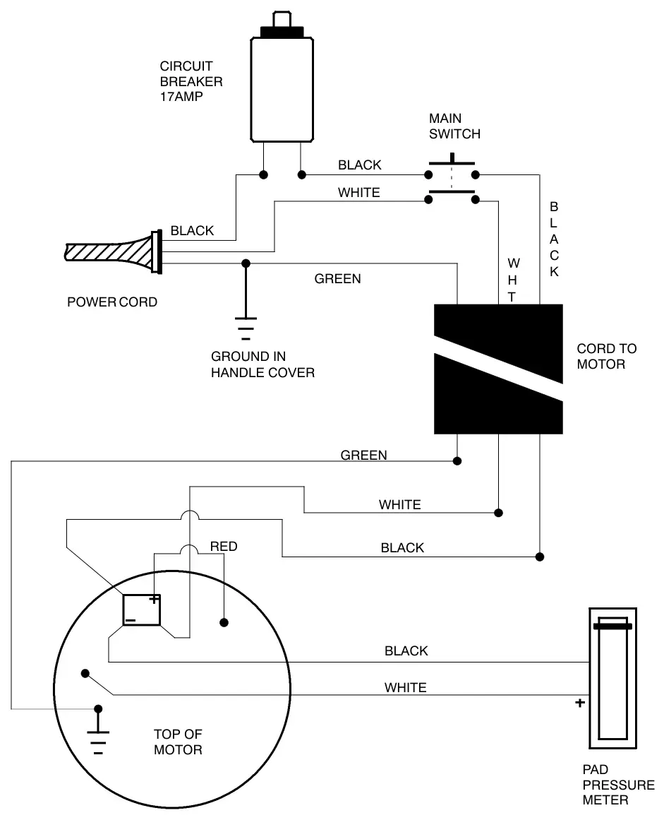 Tennant BR-2000-DC electrical diagram (120v / 100v), manual page 14