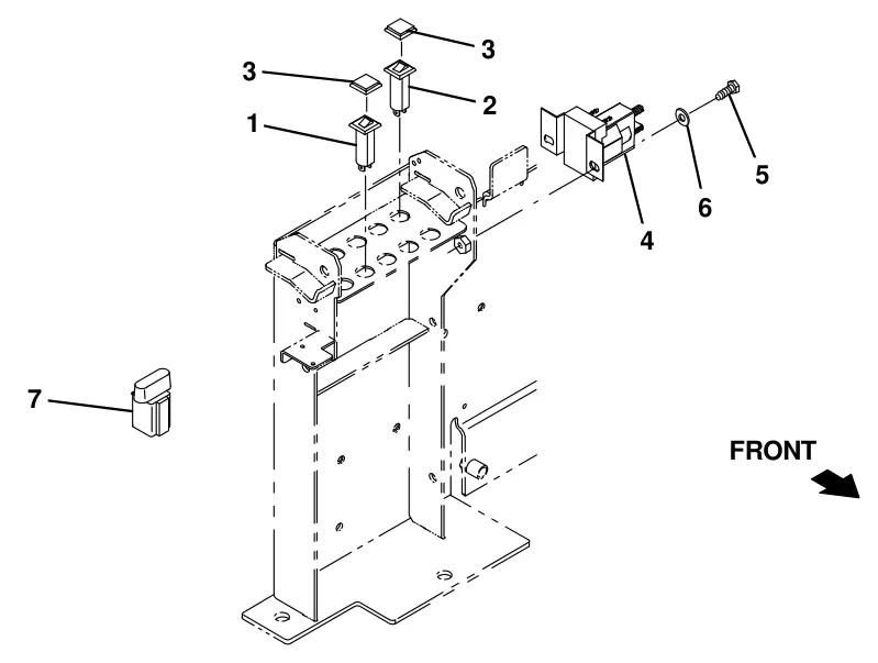 Tennant T16 es electrical group (option) drawing, manual page 80
