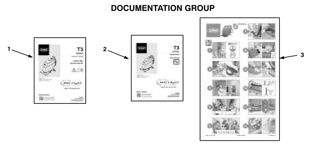 Tennant T3 Orbital documentation group drawing, manual page 53