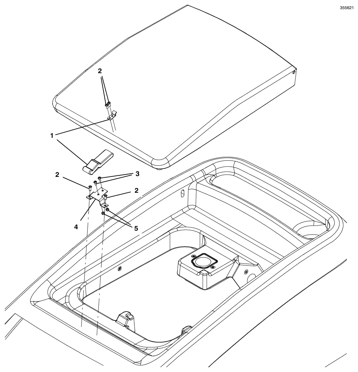 Tennant T600e / T600 transport kit drawing, manual page 144