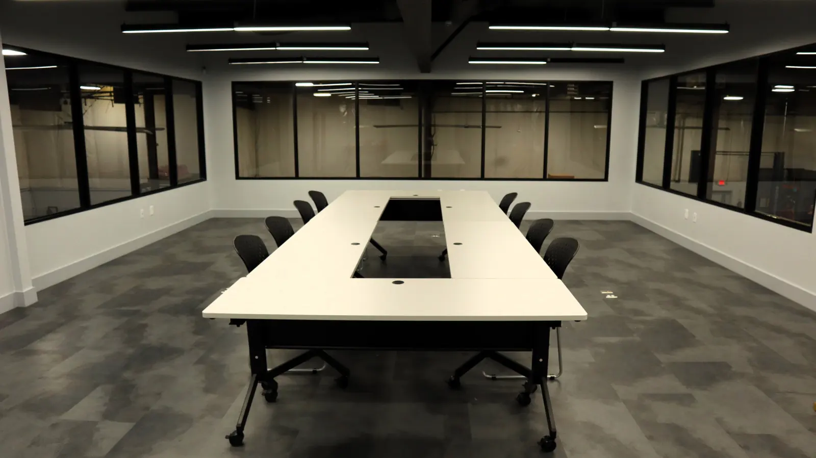 Modern conference room at the SES office
