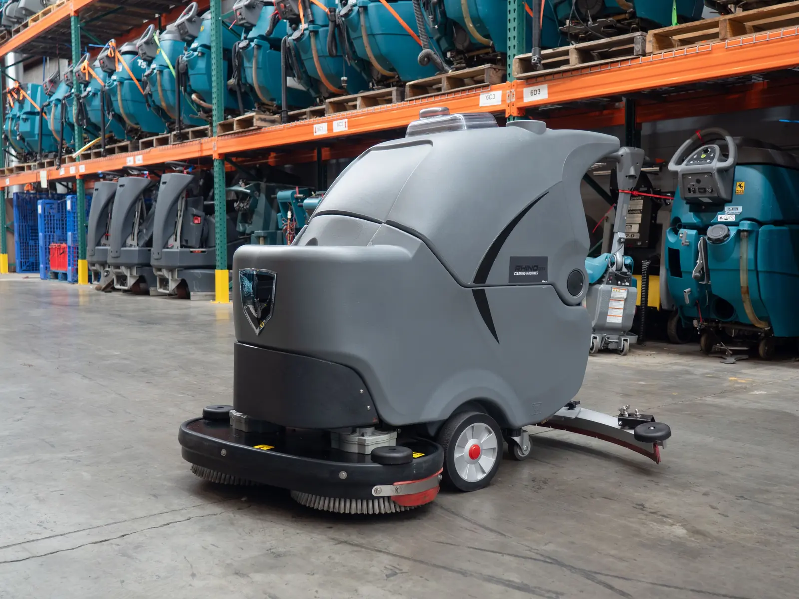 Rhino 28TD walk-behind floor scrubber